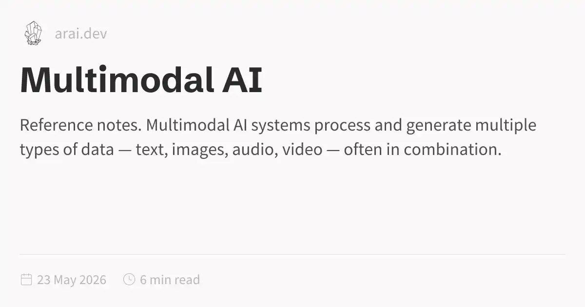 Multimodal AI