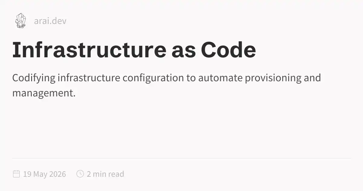 Python Infrastructure As Code Infrastructure as Code